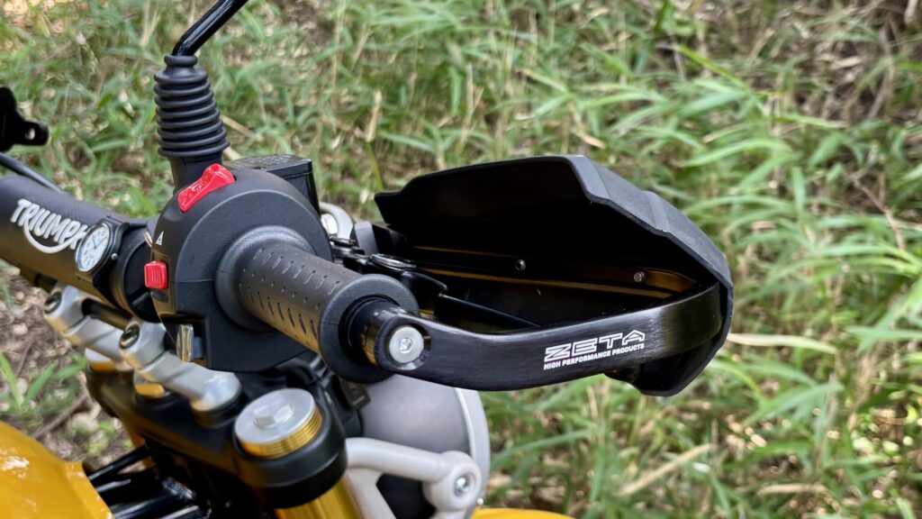 ジータレーシング(ZETA RACING) CRF250L/(S)/RALLY/(S)(MD47) '21-25 CRF300L/RALLY '21-24 アドベンチャーアーマーハンドガード ブラック 、 ダートフリーク