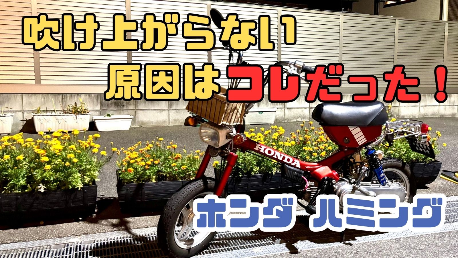 ホンダハミング老け上がらない原因はコレだった！