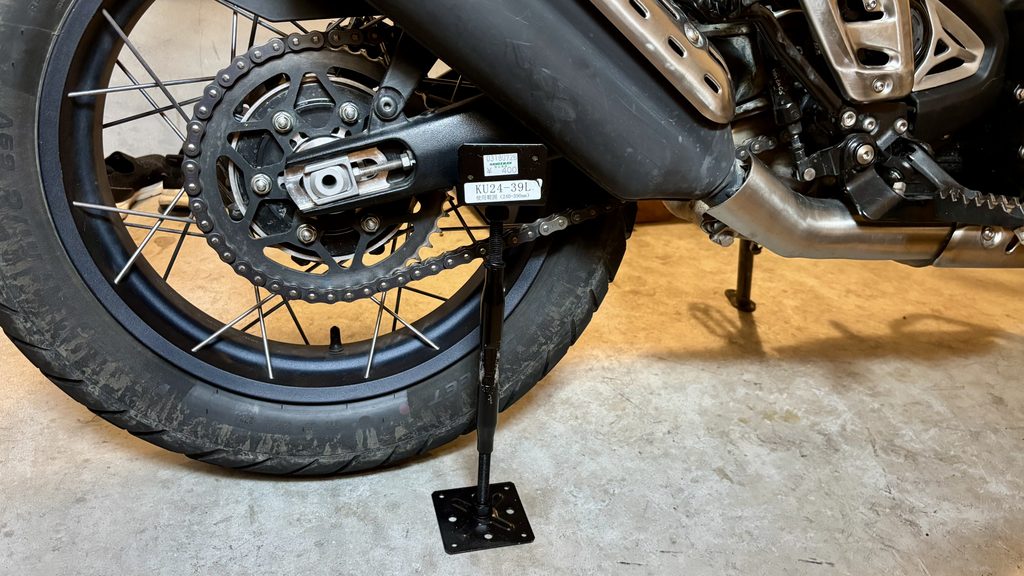 自作バイクメンテナンススタンド